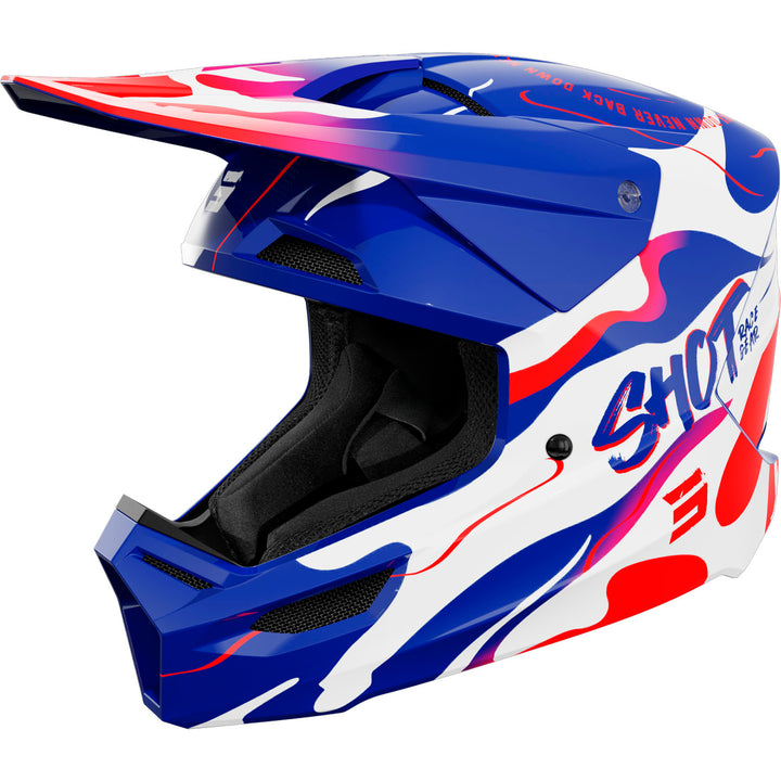 capacete-crianca-shot-furious-kid-beast-blue-red-glossy-left