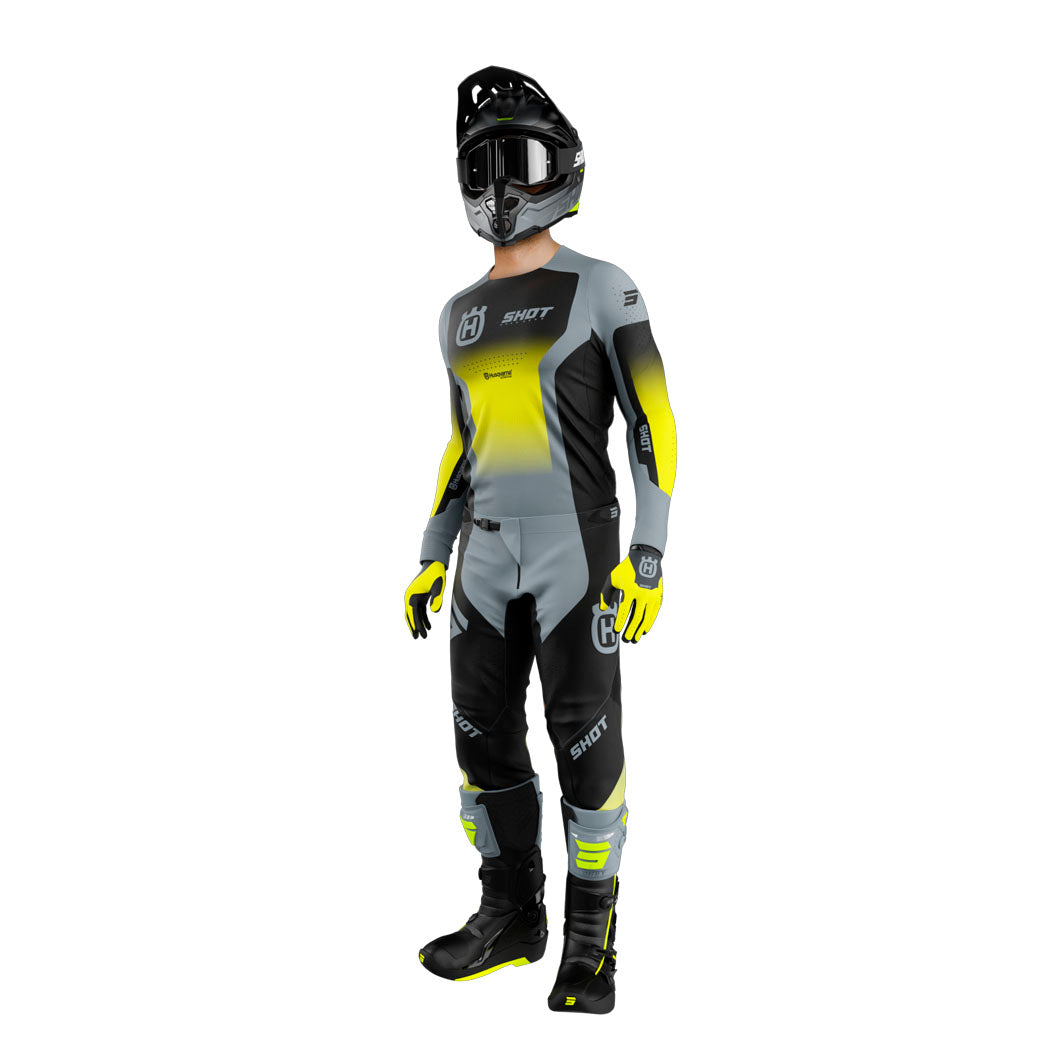 SHOT AEROLITE HUSQVARNA GREY/BLACK GEAR – Team Mx AG57