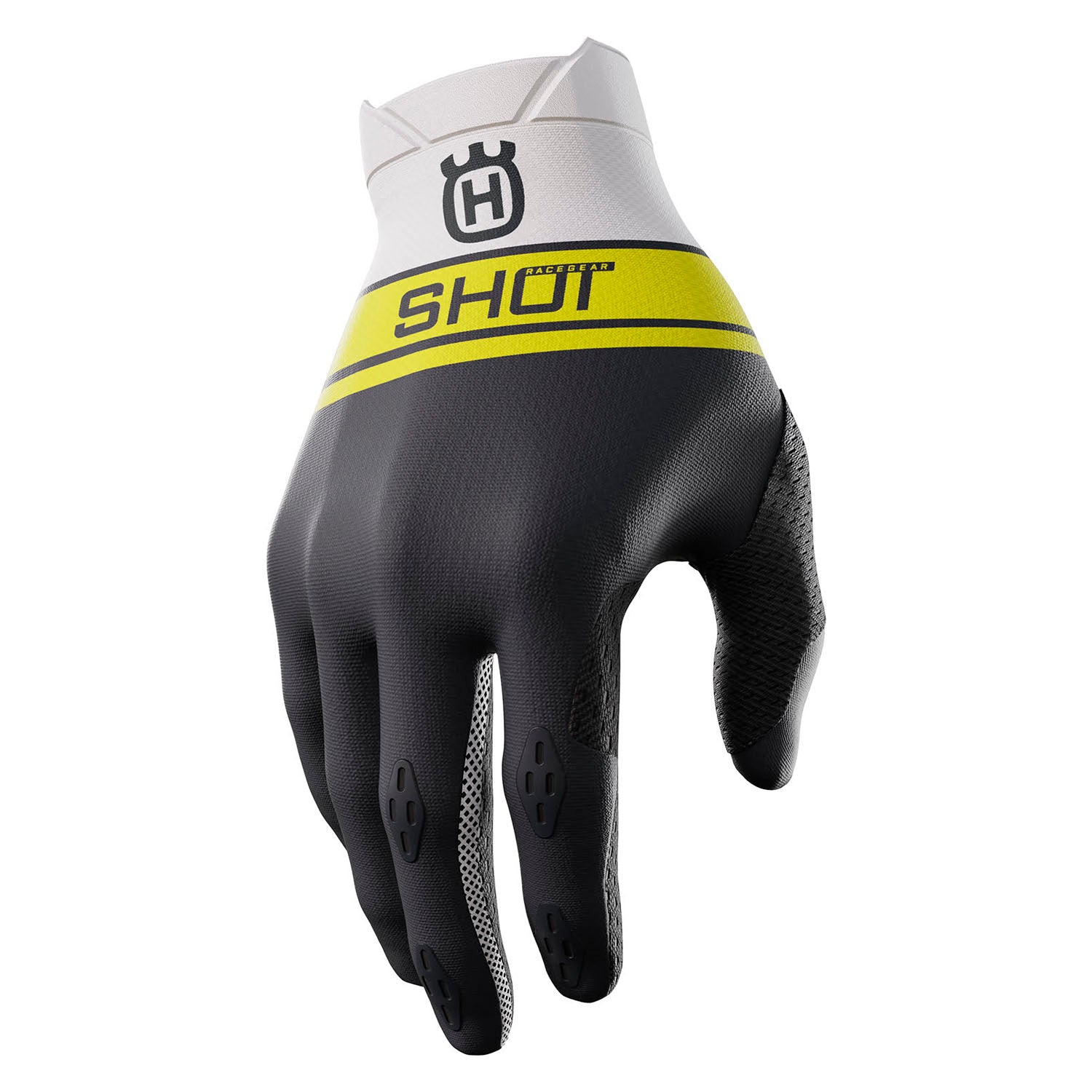 SHOT LITE HUSQVARNA SCHWARZE HANDSCHUHE