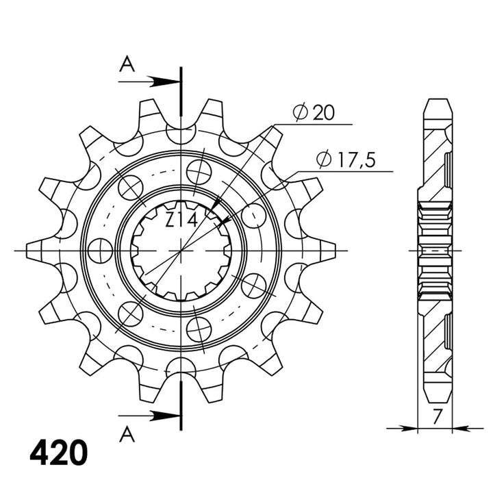pinhao-supersprox-yamaha-yz-65-2018-2025-cst560