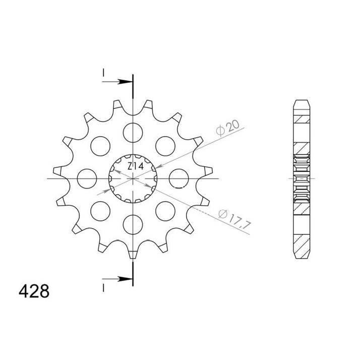 pinhao-supersprox-yamaha-yz-85-2002-2024-cst558-details