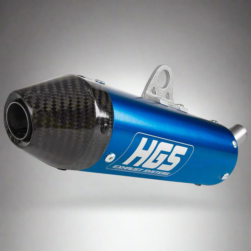 YAMAHA YZ125 HGSチャンバー・サイレンサー ALUMINUM HGS SILENCER CARBON CAP YAMAHA YZ 125 2002-2025 – Team Mx