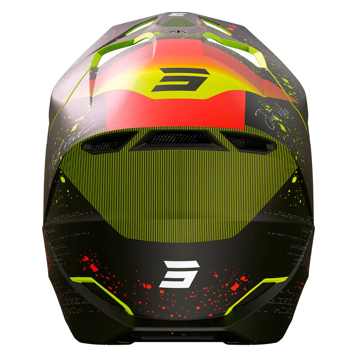 CASCO SHOT FURIOUS MATRIX ROJO MATE