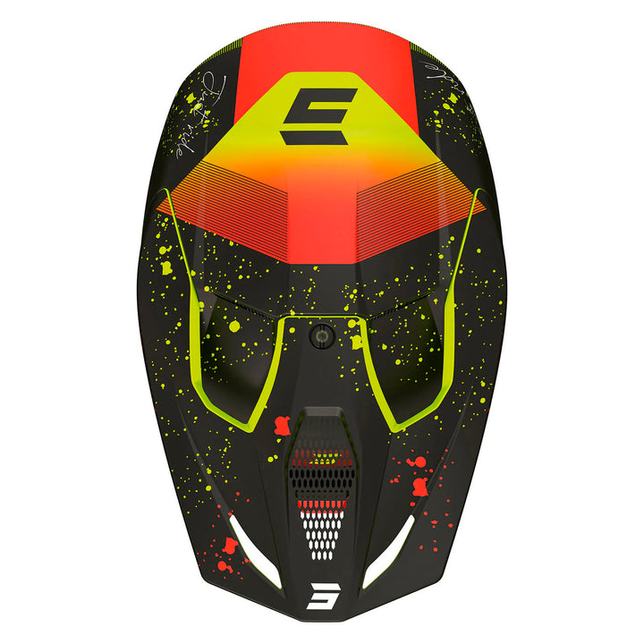 CASCO SHOT FURIOUS MATRIX ROJO MATE
