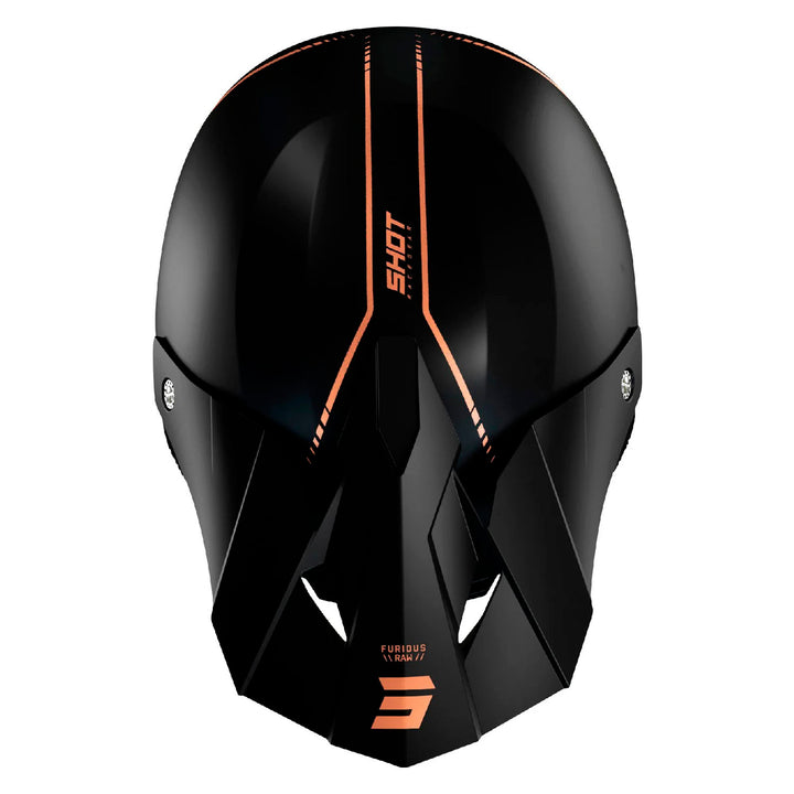 CASCO SHOT FURIOUS DRAW 3.0 NEGRO / BRONCE MATE