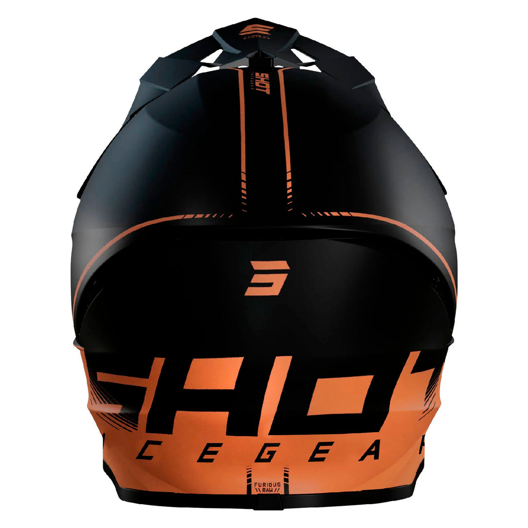 CASCO SHOT FURIOUS DRAW 3.0 NEGRO / BRONCE MATE