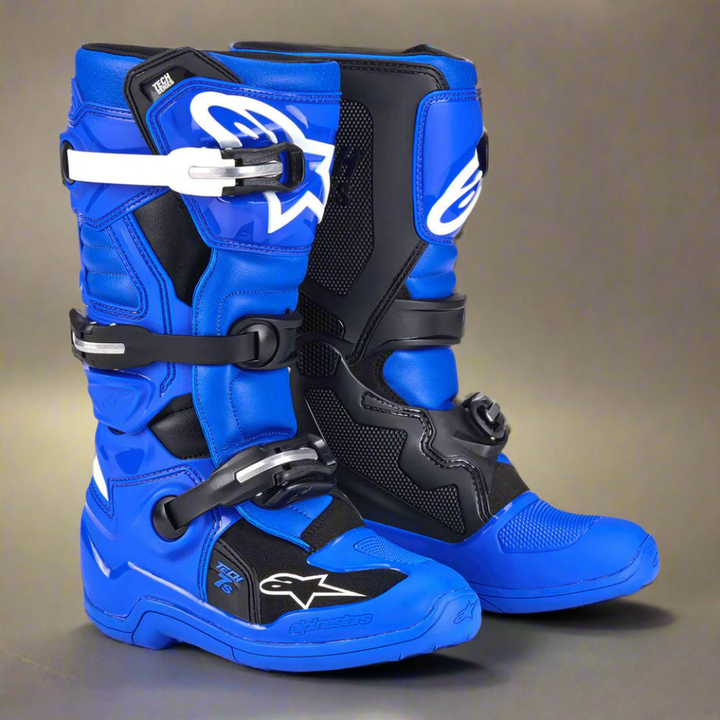 ALPINSTARS TECH 7 KIDS BOOTS BLUE/BLACK/WHITE