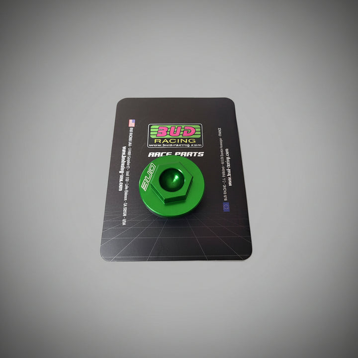 TAPÓN MOTOR Y CAJA BUD RACING ALUMINIO CNC ANODIZADO KAWASAKI KX / KX-F