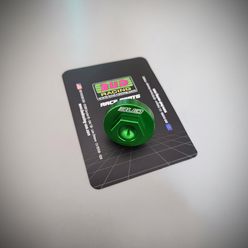 TAPÓN MOTOR Y CAJA BUD RACING ALUMINIO CNC ANODIZADO KAWASAKI KX / KX-F
