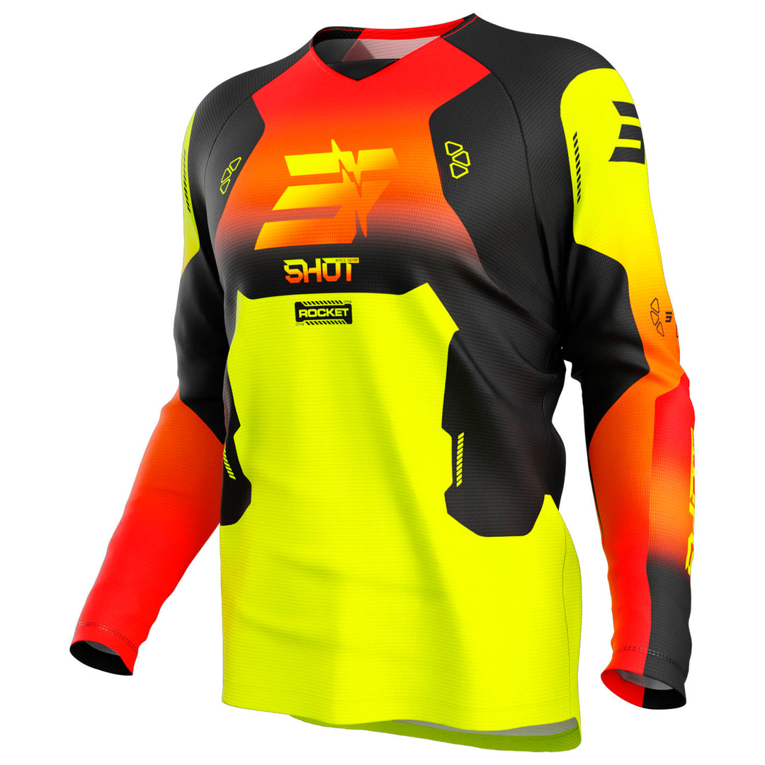 camisola-crianca-shot-kid-rocket-neon-yellow-front
