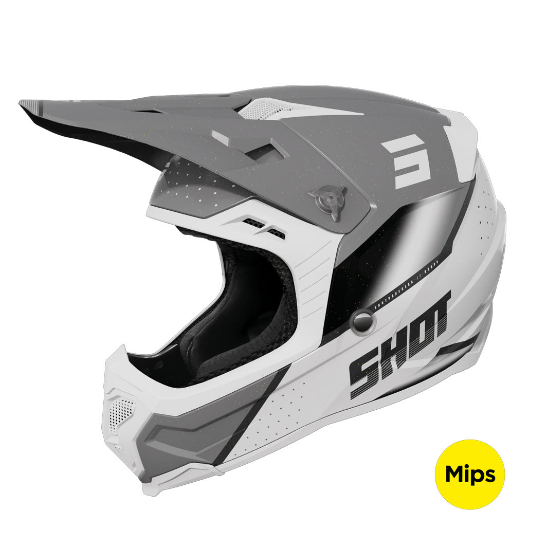 SHOT CORE HONOR HELMET PEARL GREY – Team Mx AG57