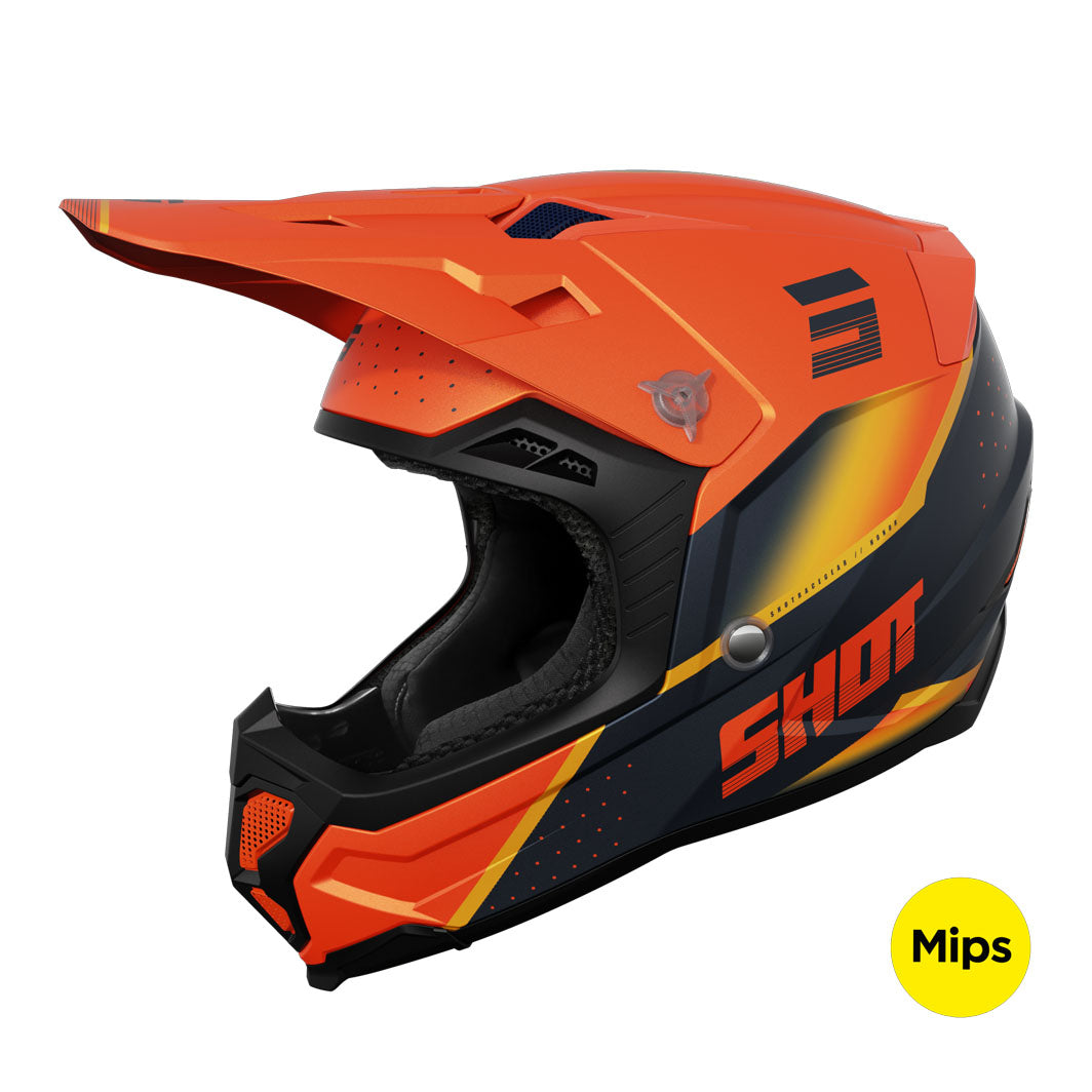 SHOT HONOR HELMET ORANGE MATT – Team Mx AG57