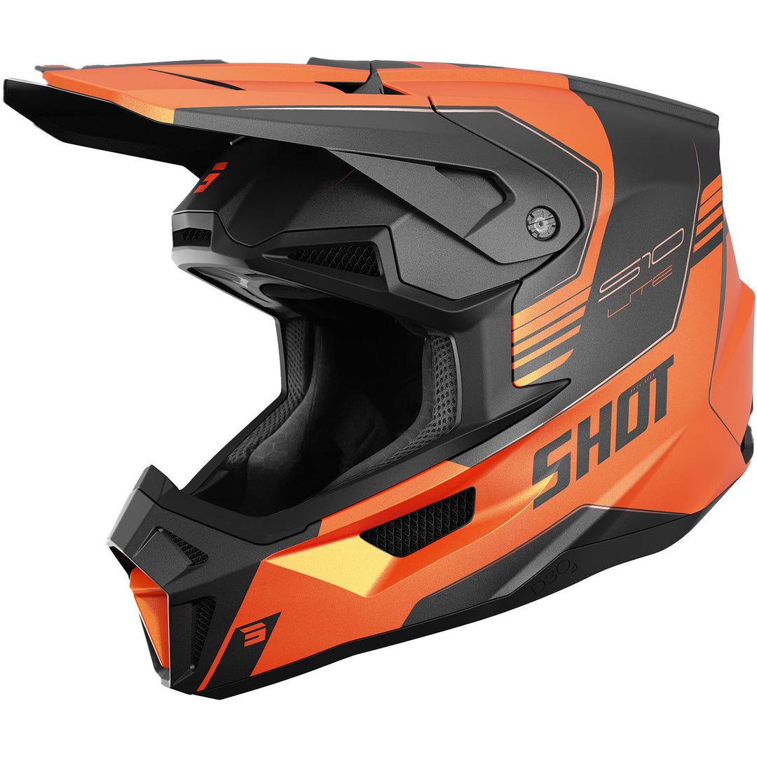 capacete-shot-lite-s10-orange-matt-left