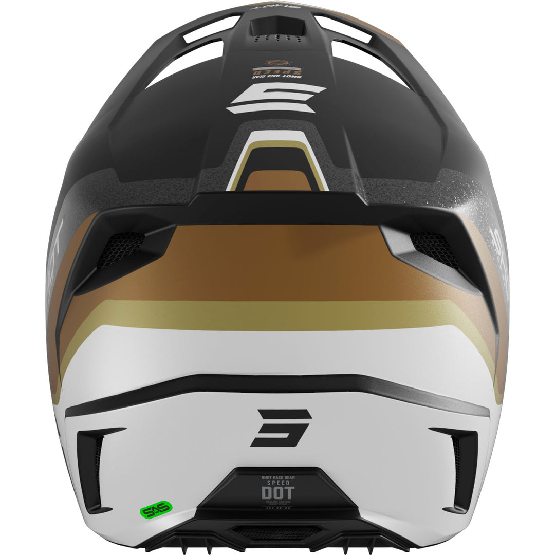 SHOT SPEED ATOMIC GOLD MATT HELM – Team Mx AG57