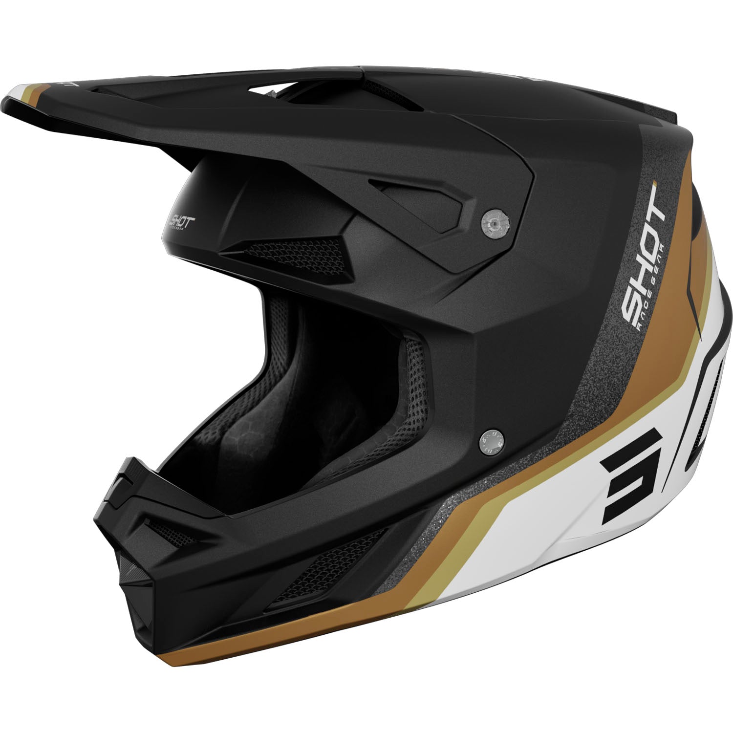 SHOT SPEED ATOMIC GOLD MATT HELMET – Team Mx AG57