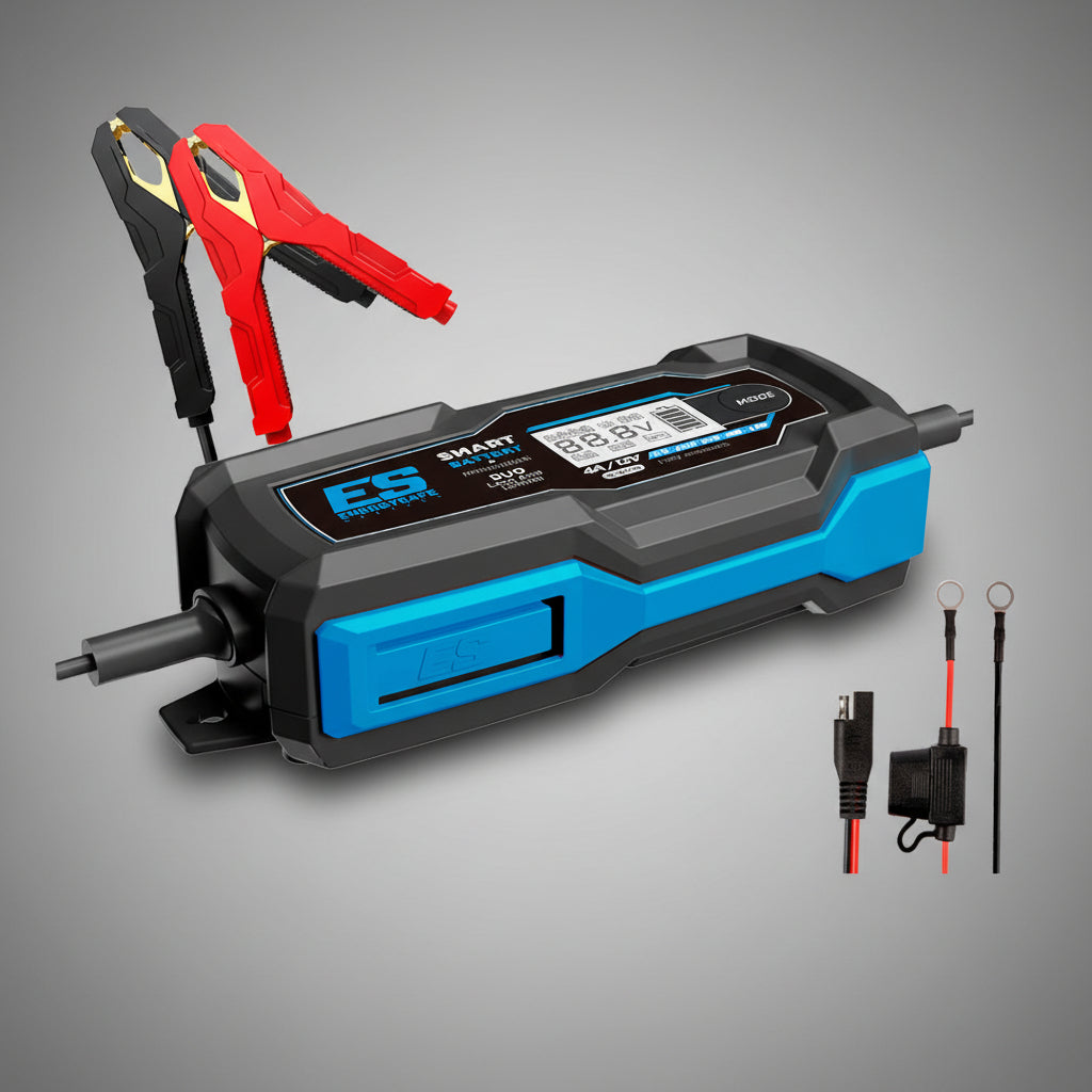 carregador-de-bateria-energysafe-smart-duo-4a-kit