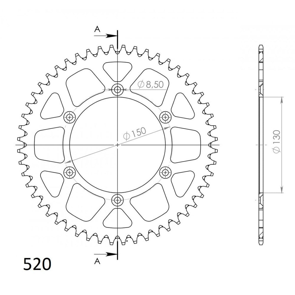 cremalheira-aluminio-supersprox-preto-yamaha-ral245