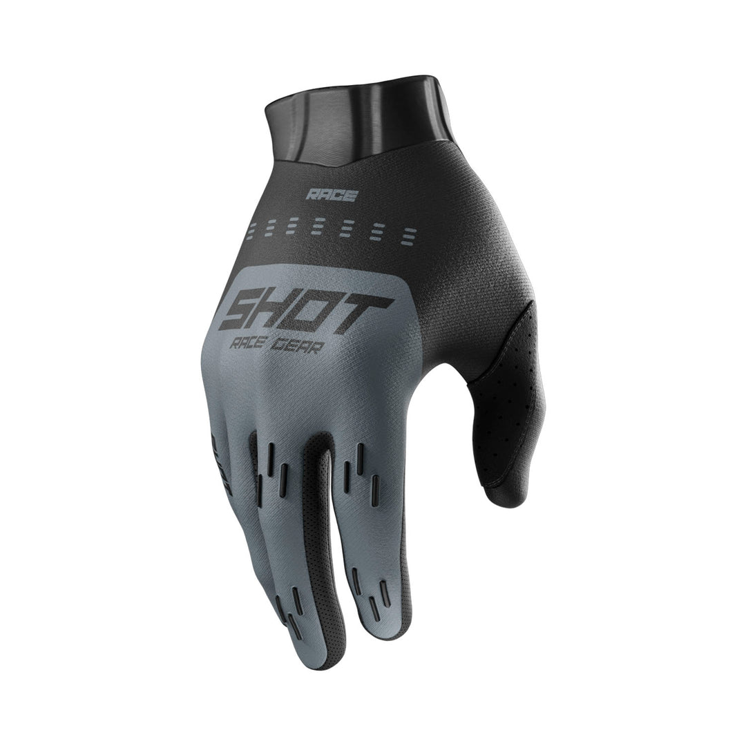 luvas-crianca-shot-race-evo-grey