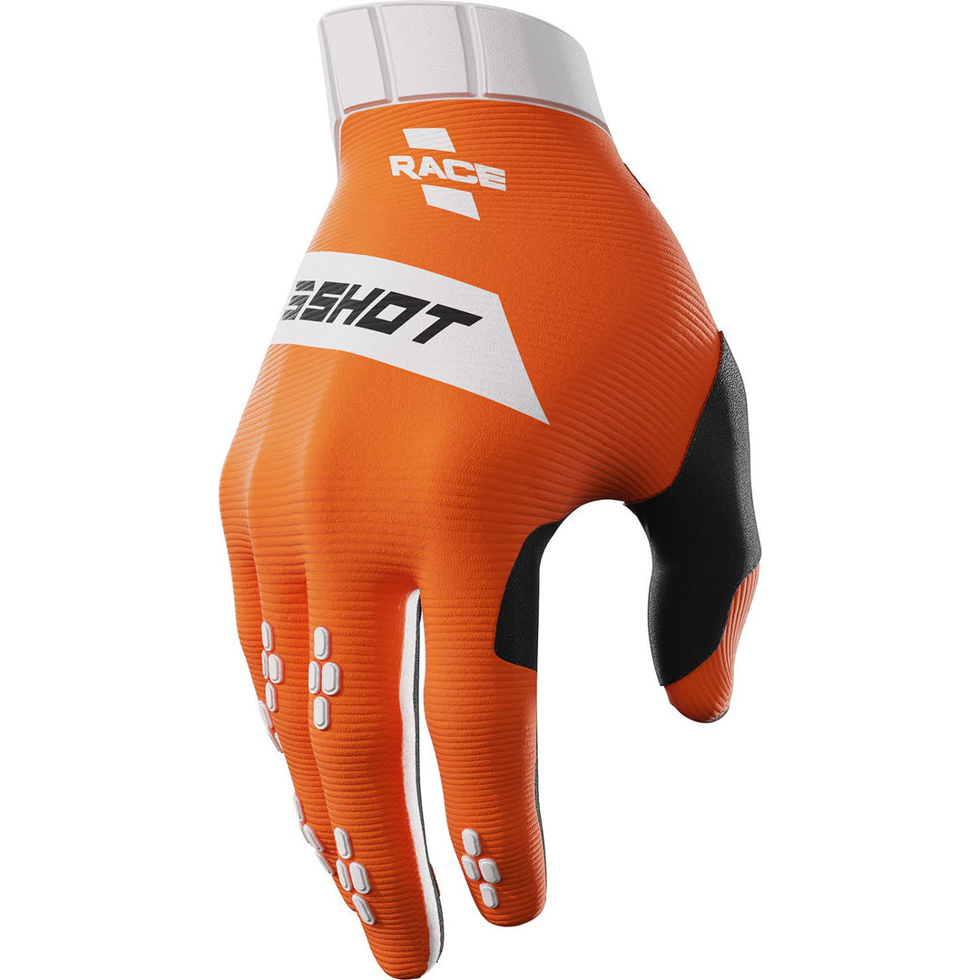 SHOT RACE HANDSCHUHE ORANGE FÜR OFF-ROAD – Team Mx AG57