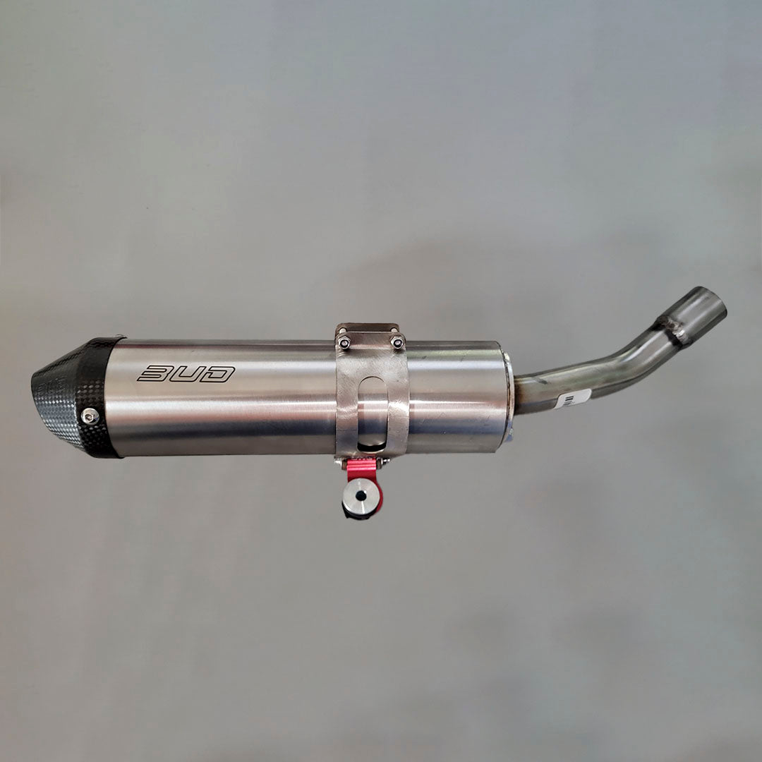 ponteira-escape-inox-bud-racing-ktm-sx-85-2018-2026-details